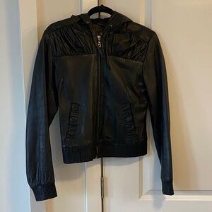 Danier Leather Hooded Jacket